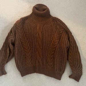 Brown oversized sweater